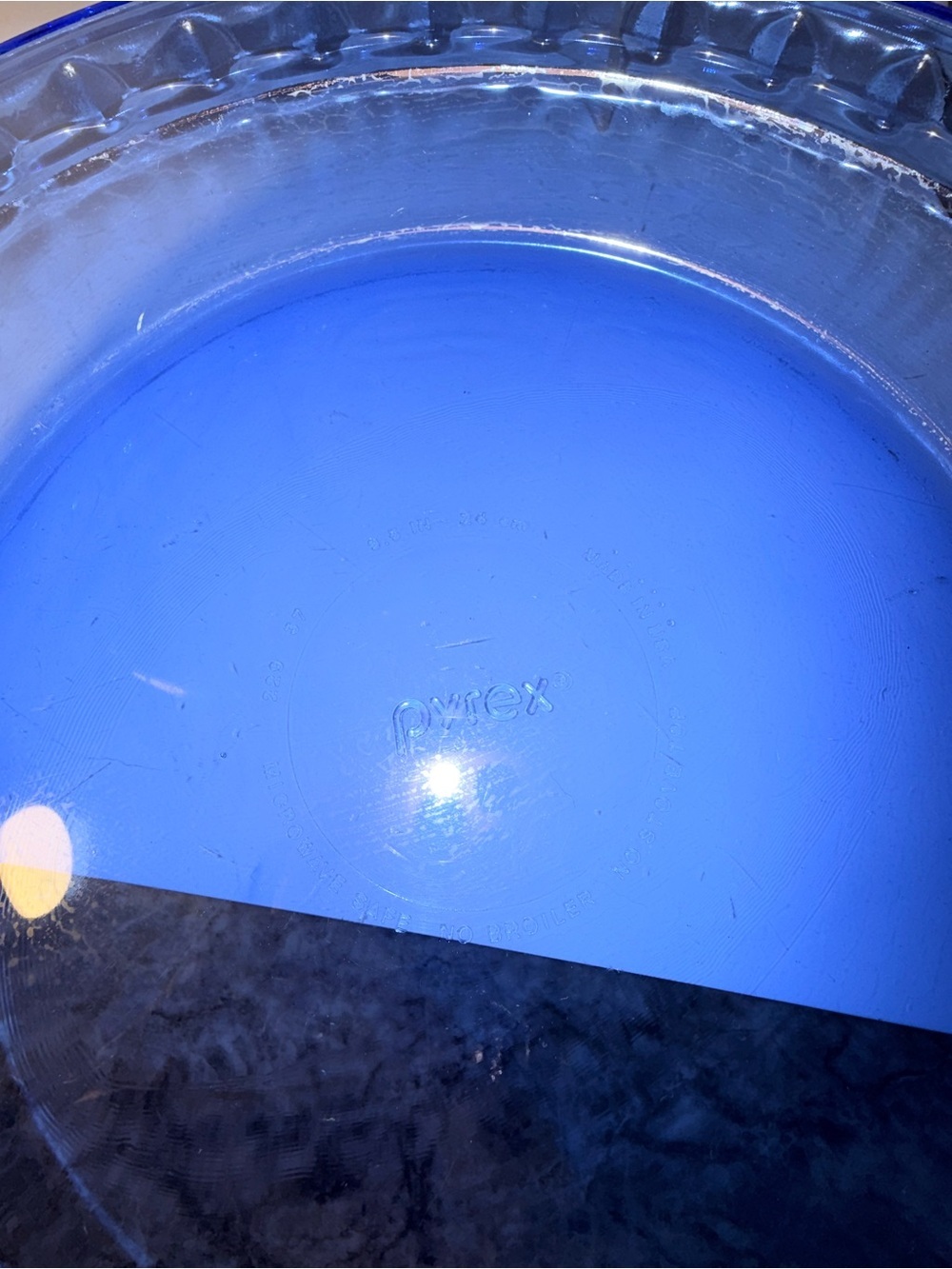 Like New Authentic Colbalt Blue Pyrex - Picture 3 of 3